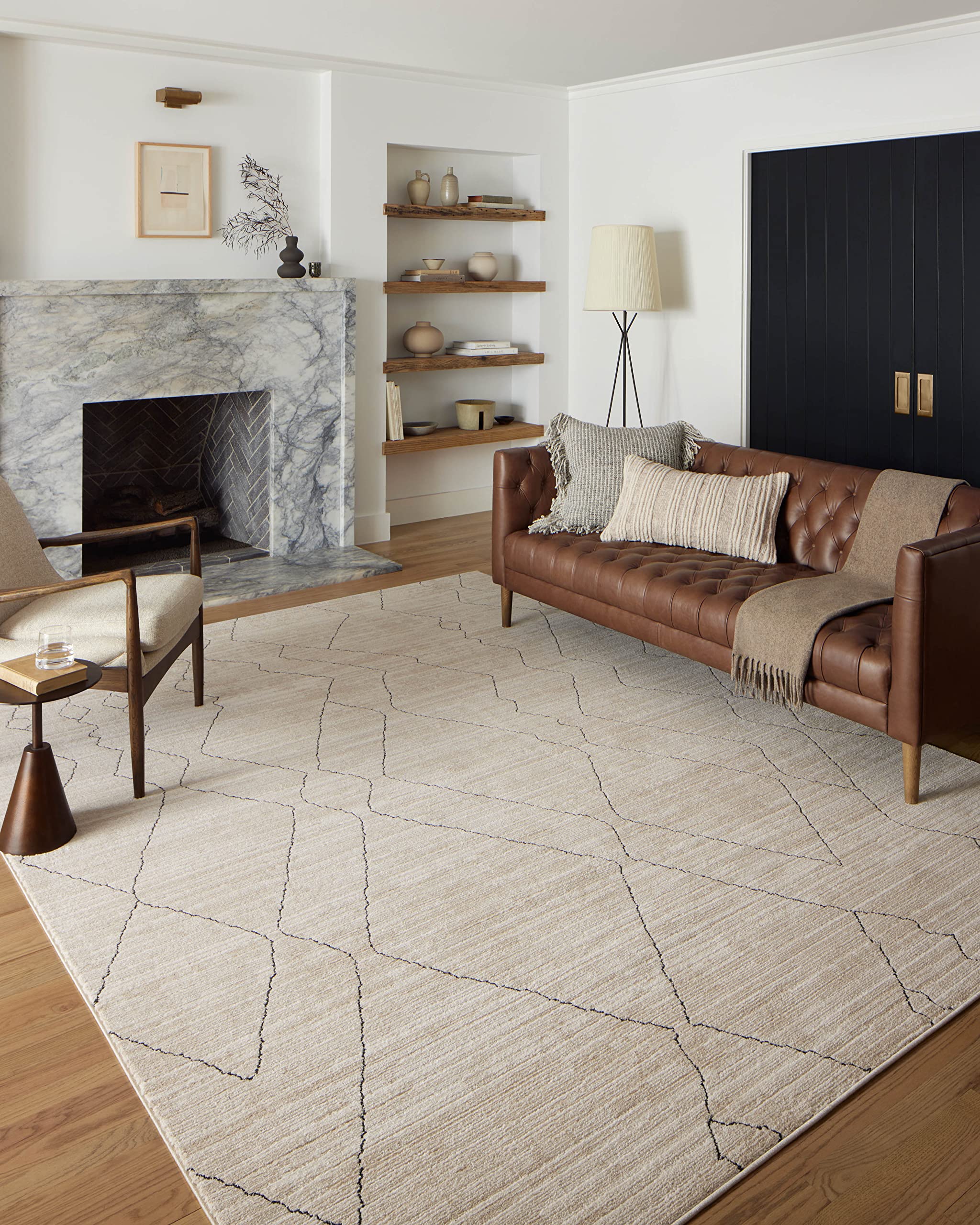 Amazon.com: Loloi Darby Collection DAR-03 Sand/Charcoal 11'-6